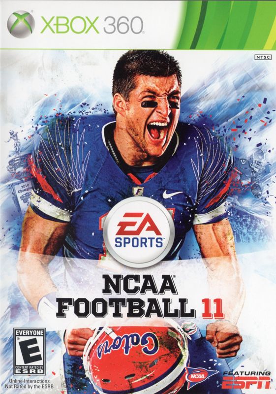 NCAA Football 11 box art for Xbox 360